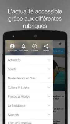 Le Parisien android App screenshot 5